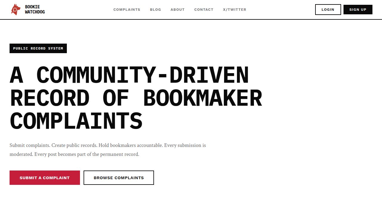 Bookie Watchdog — Australian Bookmaker Complaints